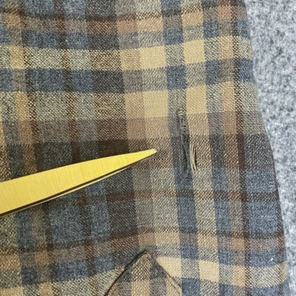Vintage Pendleton Men's Long Sleeve‎ Button Wool Shirt 15 1/2 Brown USA Outdoor - Picture 7 of 14
